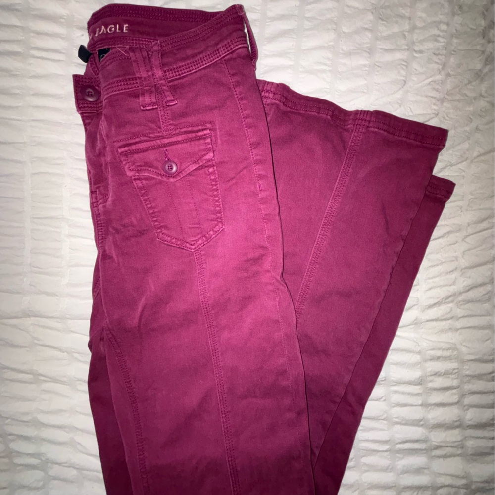 American Eagle Outfitters Vibrant Pink Pants